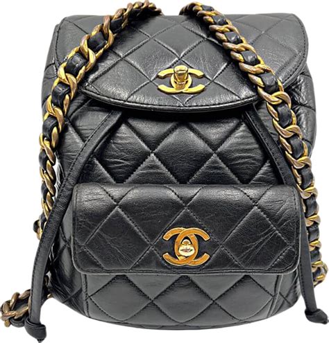 chanel duma backpack 2020|Duma leather backpack Chanel zwart in Leder .